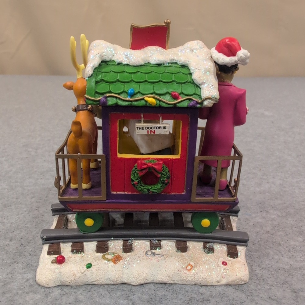 The Simpsons Spreading Holiday Cheer Christmas Express Dr Hibbert Figurine 2011 - Picture 3 of 5